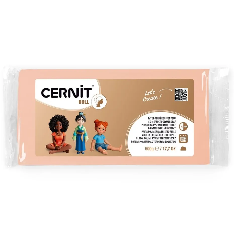 Cernit Polymerleire Doll 500g – 425 Beigerosa Translucent
