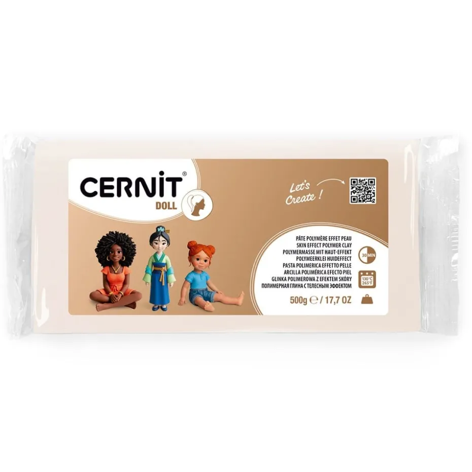 Cernit Polymerleire Doll 500g – 010 Hvit