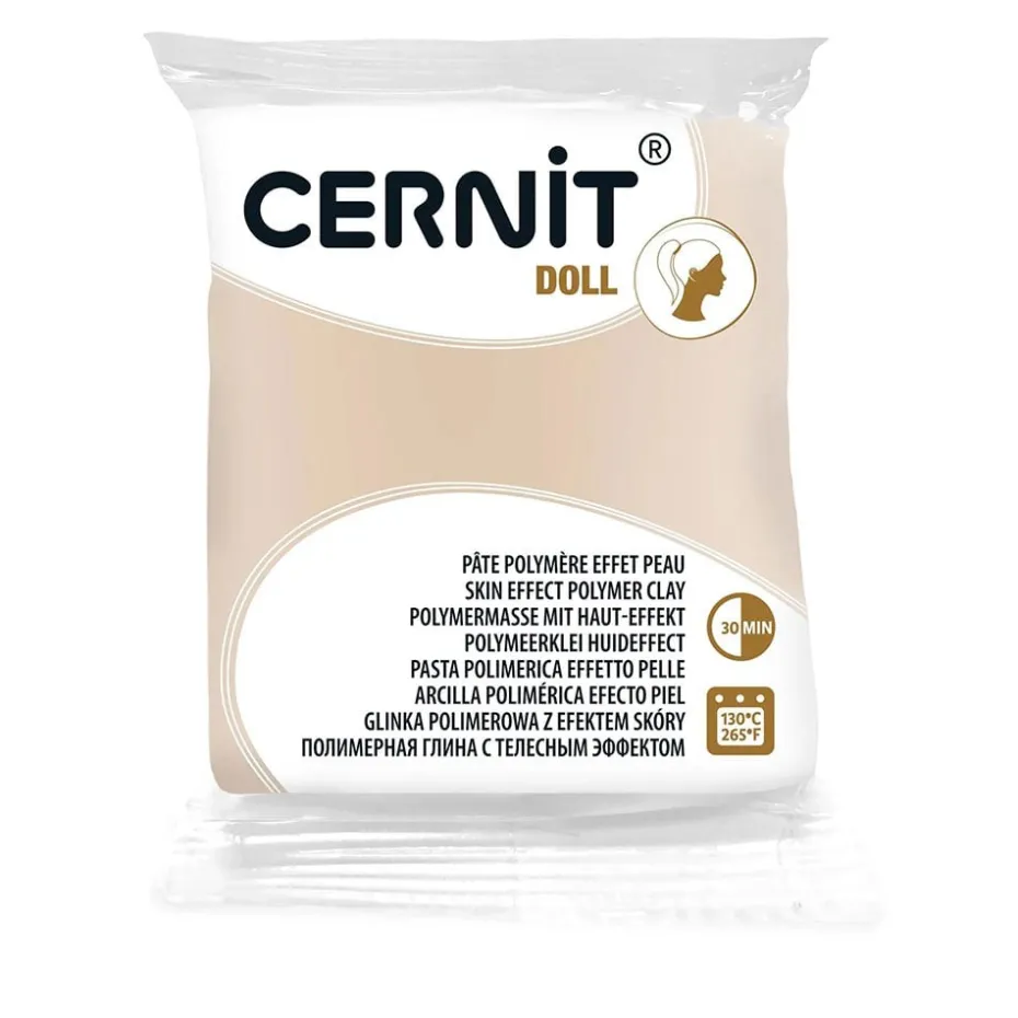 Cernit Polymerleire Doll 56g – 010 Hvit