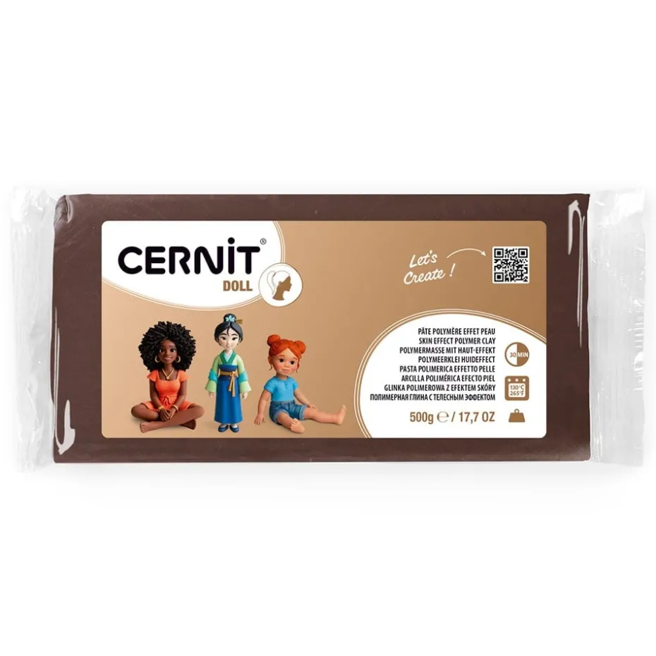 Cernit Polymerleire Doll 500g – 808 Nougat