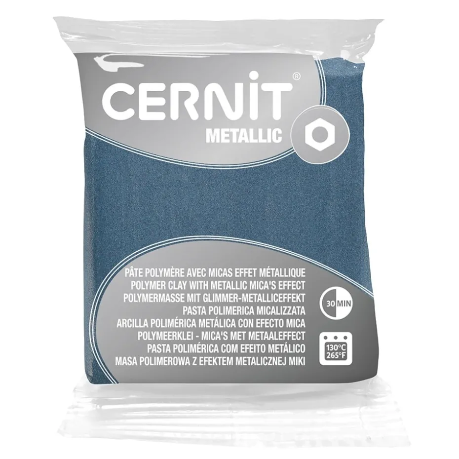 Cernit Polymerleire Metallic 56g – 167 Steel