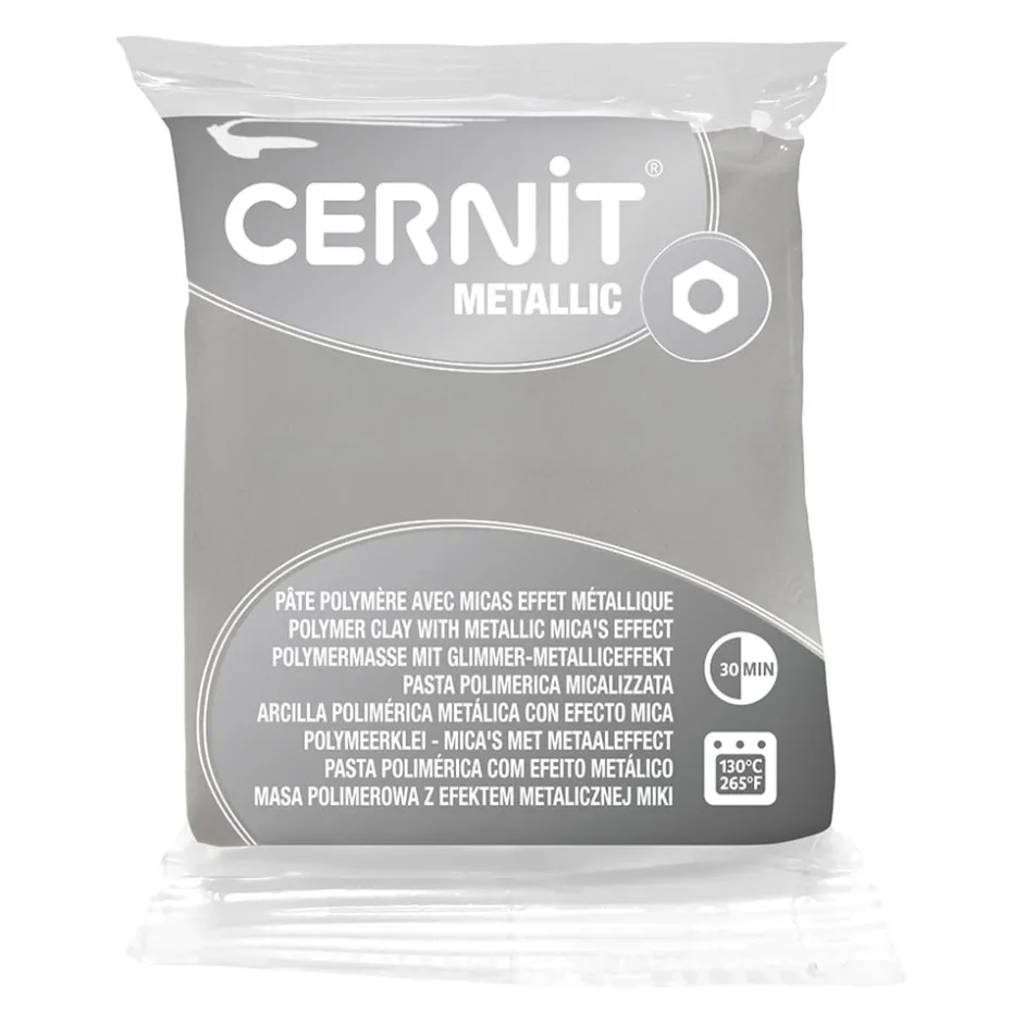 Cernit Polymerleire Metallic 56g – 085 Pearl White