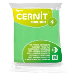 Cernit Polymerleire Neon Light 56g – 600 Grønn