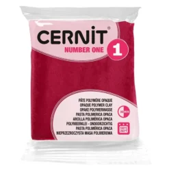 Cernit Polymerleire Number One 56g – 411 Burgunder