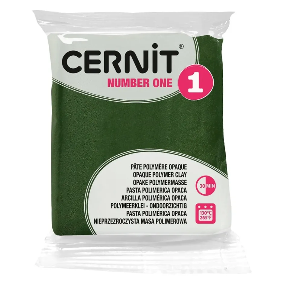 Cernit Polymerleire Number One 56g – 645 Oliven