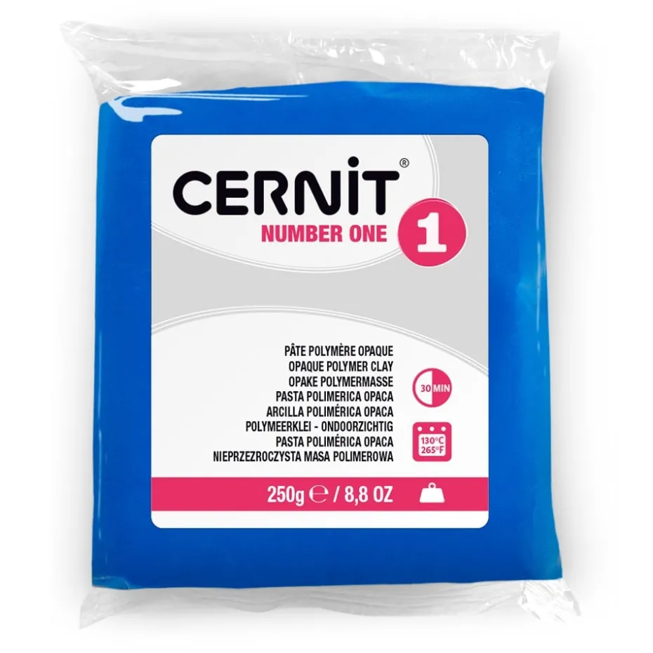 Cernit Polymerleire Number One 250g – 200 Blå