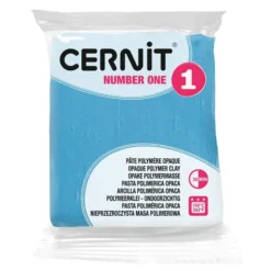 Cernit Polymerleire Number One 56g – 214 Himmelblå