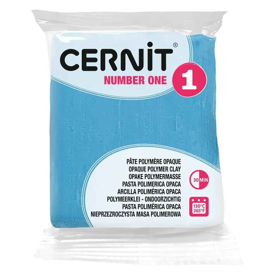 Cernit Polymerleire Number One 56g – 214 Himmelblå