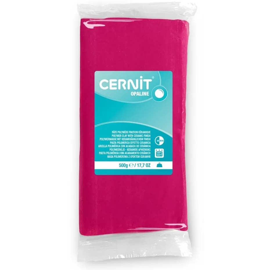 Cernit Polymerleire Opaline 500g – 460 Magenta