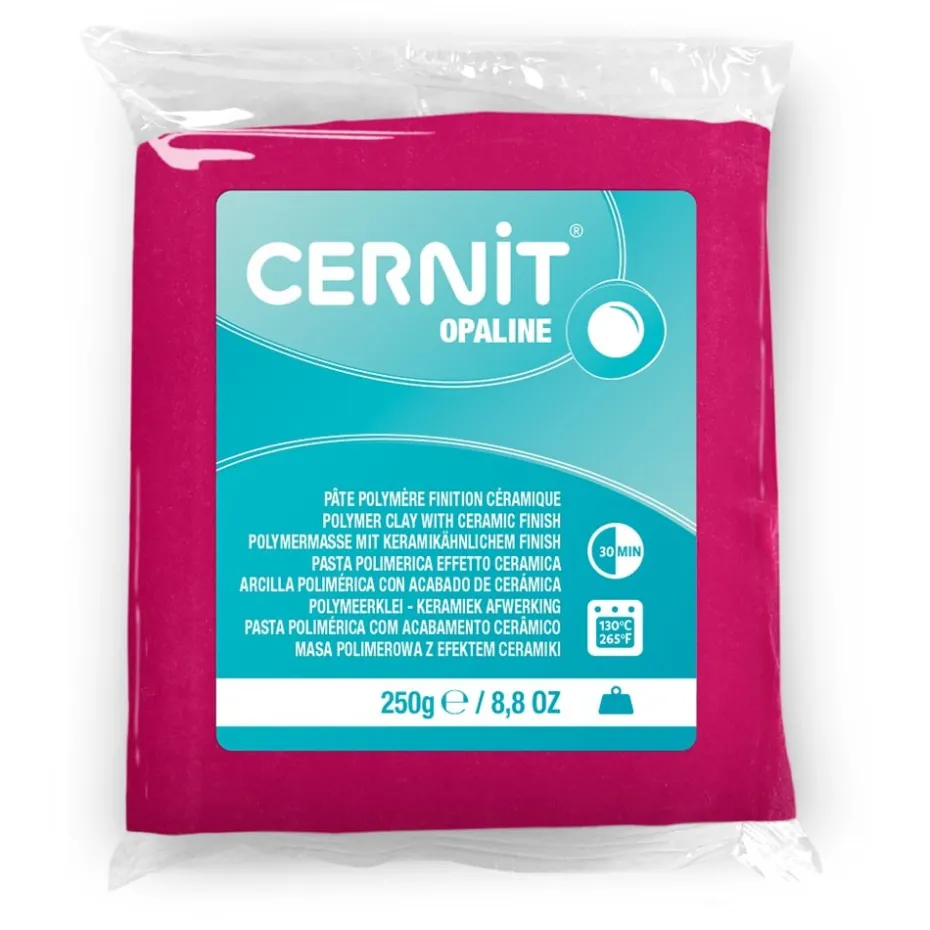Cernit Polymerleire Opaline 250g – 460 Magenta