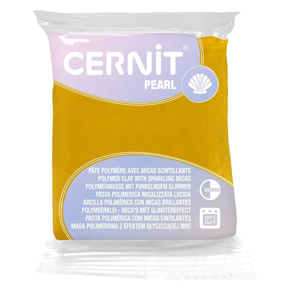 Cernit Polymerleire Pearl 56g – 700 Yellow