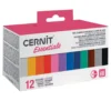 Cernit Polymerleire – Sett med 12x25g – Essentials
