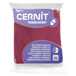 Cernit Polymerleire Translucent 56g – 411 Vinrød