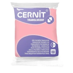 Cernit Polymerleire Translucent 56g – Quartz Rose