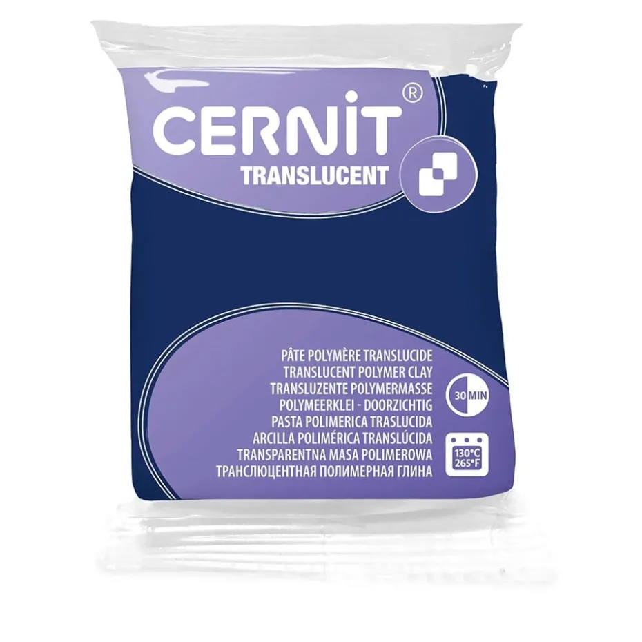 Cernit Polymerleire Translucent 56g – Myrtille