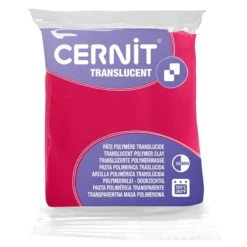 Cernit Polymerleire Translucent 56g – 474 Rubinrød