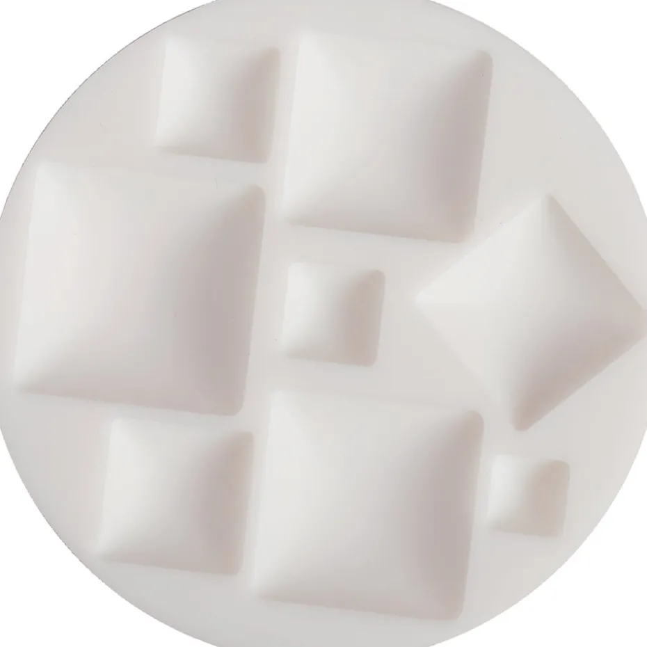 Cernit Silikonform Ø:7cm – Cabachons firkant