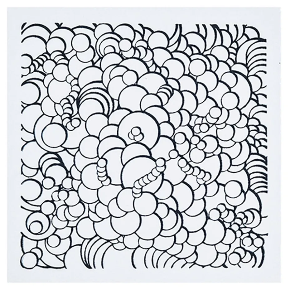 Cernit Texture Plate – Strukturplate 9x9cm – Bubbles