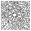 Cernit Texture Plate – Strukturplate 9x9cm – Mandala
