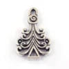 Charms/metallpynt – 10 stk – Juletre