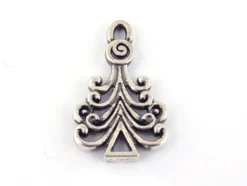 Charms/metallpynt – 10 stk – Juletre