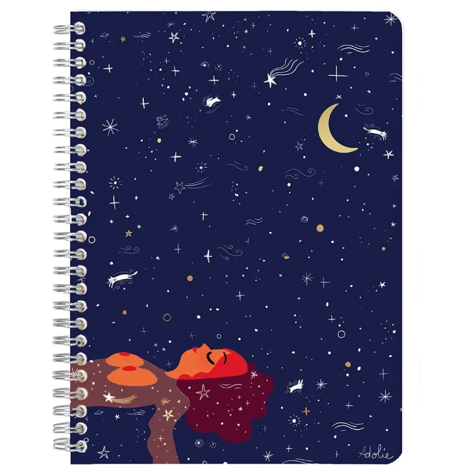 Clairefontaine Adolie – Notatbok Spiral A5 – Linjert
