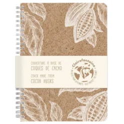 Clairefontaine Cacao – Notatbok Spiral A5 Linjert