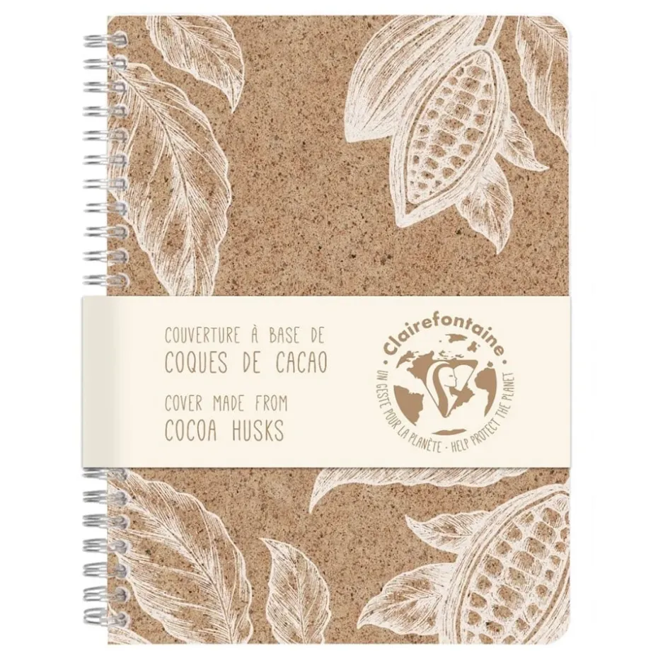 Clairefontaine Cacao – Notatbok Spiral A5 Linjert