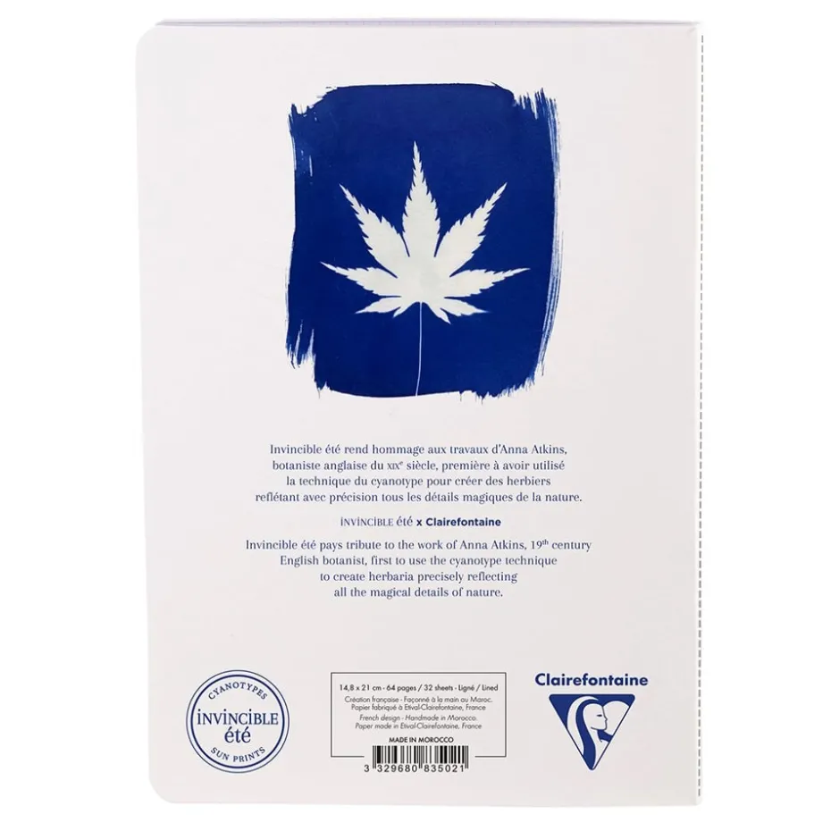 Clairefontaine Cyanotype – Notatbok Sydd A5 – Linjert