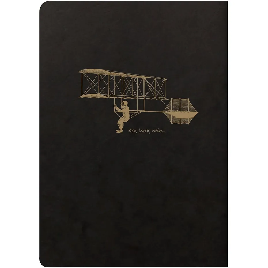 Clairefontaine Flying Spirit – Notatbok A5 – Linjer Sort