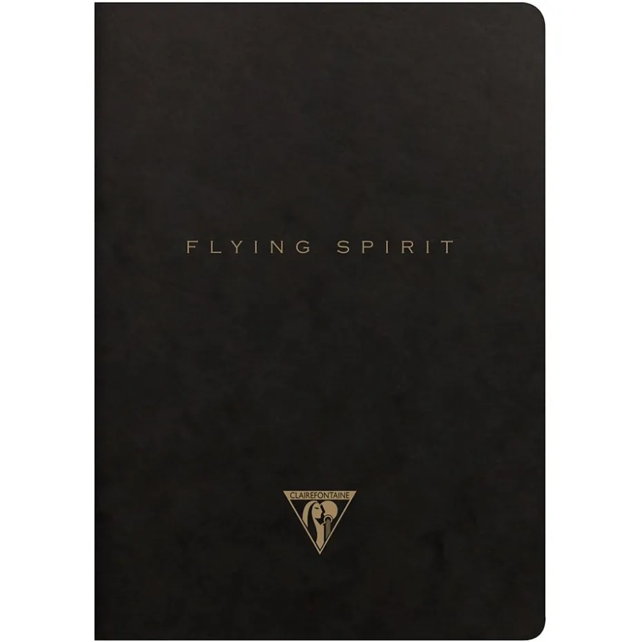 Clairefontaine Flying Spirit – Notatbok A5 – Linjer Sort