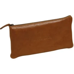 Clairefontaine Flying Spirit – Pennal flatt i skinn – Cognac