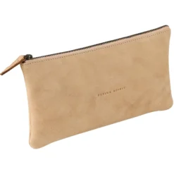 Clairefontaine Flying Spirit – Pennal flatt i skinn – Beige