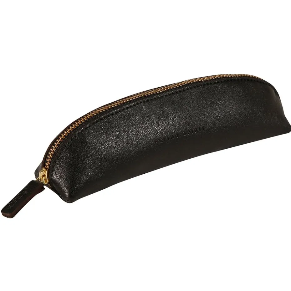 Clairefontaine Flying Spirit – Trekantpennal i skinn – Sort