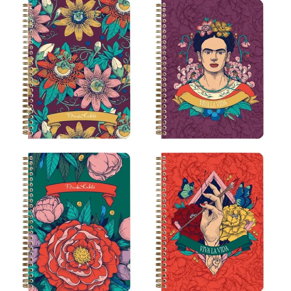 Clairefontaine Frida Kahlo – Notatbok Spiral A5 – Linjert