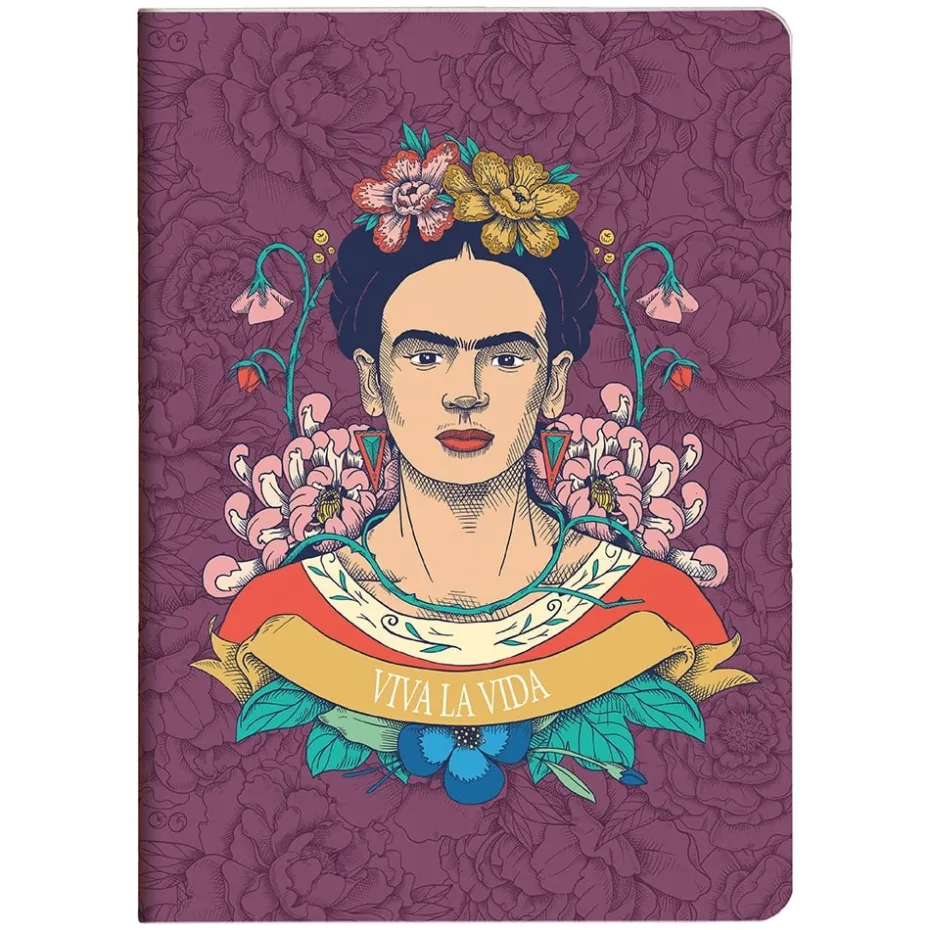 Clairefontaine Frida Kahlo – Notatbok Sydd A5 – Linjert