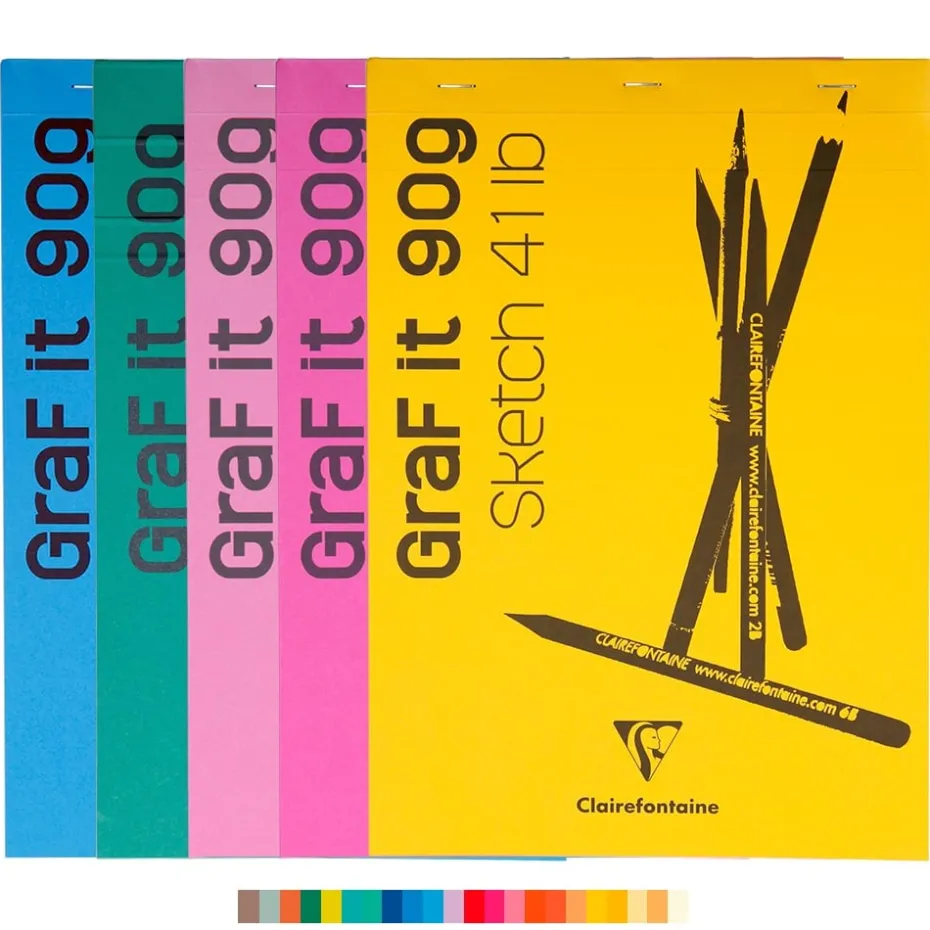 Clairefontaine GraF’it Sketch Skisseblokk – 90g 80 ark – A4