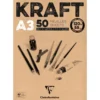 Clairefontaine Kraft Tegneblokk – 120g 50ark – A3