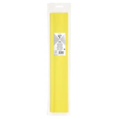 Clairefontaine Kreppapir 75% 50x250cm 75g – 14 Lys gul