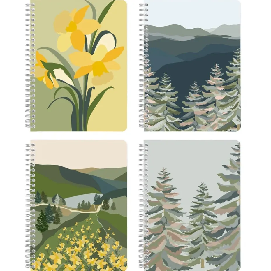 Clairefontaine La Vie en Vosges – Notatbok Spiral A5 Linjert