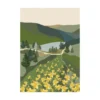Clairefontaine La Vie en Vosges – Kort og konvolutter 8stk