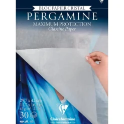 Clairefontaine Pergamine papirblokk – 45g 30ark – A3
