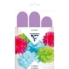 Clairefontaine Silkepapir Pomponger 3stk – Malve
