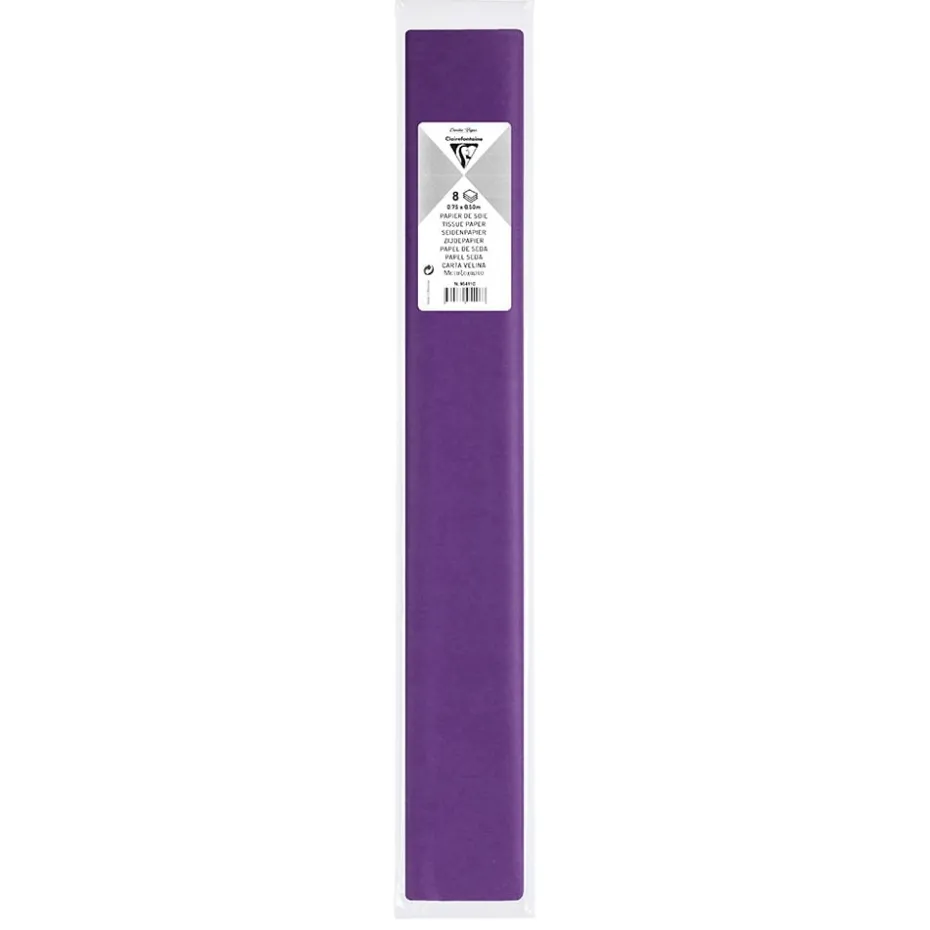Clairefontaine Silkepapir 50x70cm 8ark – Mørk Lilla