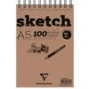 Clairefontaine Sketch Skisseblokk 90g 100ark – A5