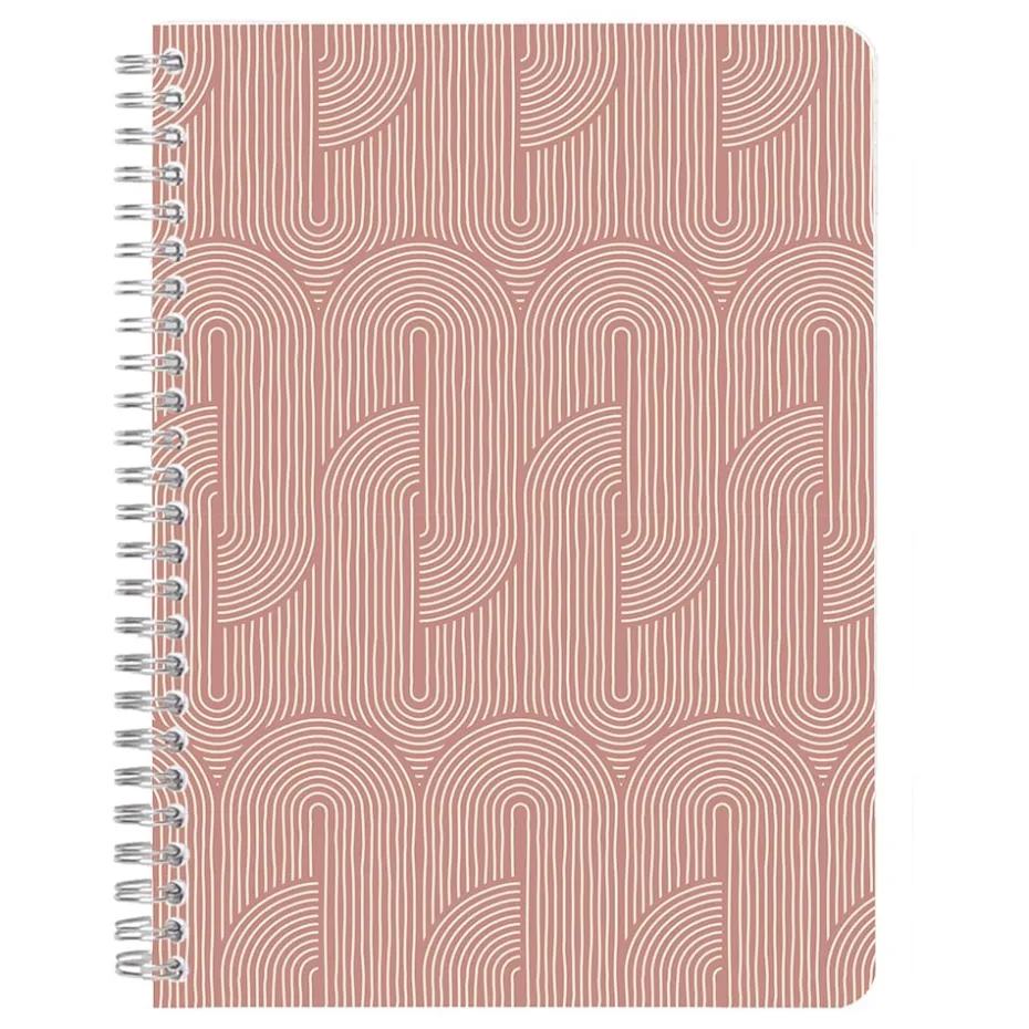 Clairefontaine Terracotta – Notatbok Spiral A5 Linjert