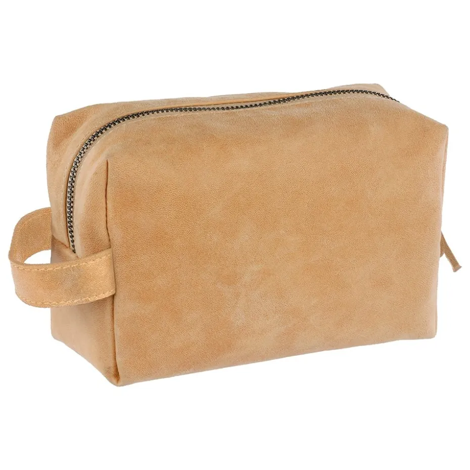 Clairefontaine Terracotta – Veske pennal i skinn Beige