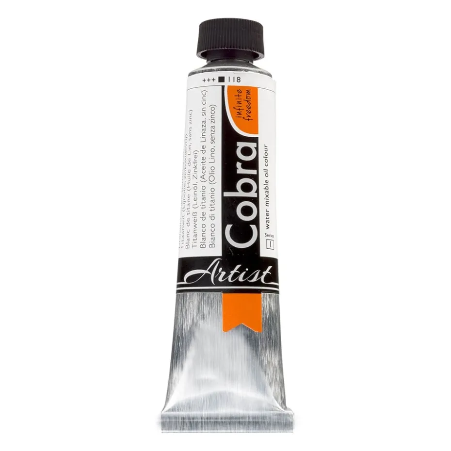 Cobra Artist 40ml – 118 Titanium White (L.)
