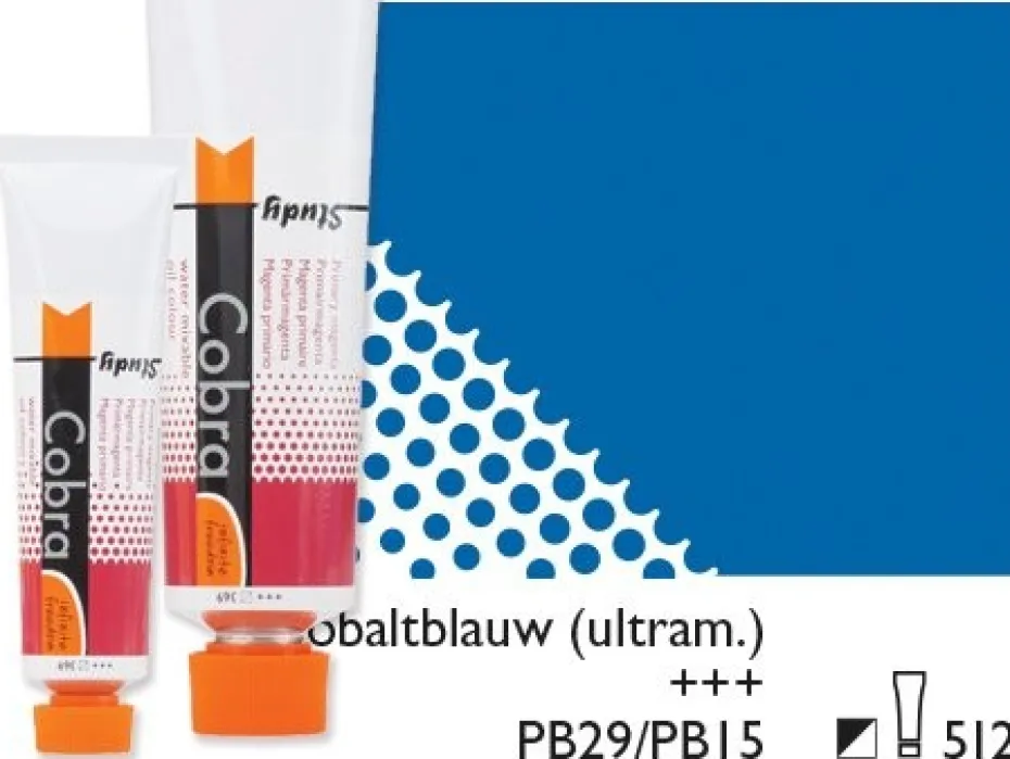 Cobra study 40ml – 512 Cobalt blue ultramarine