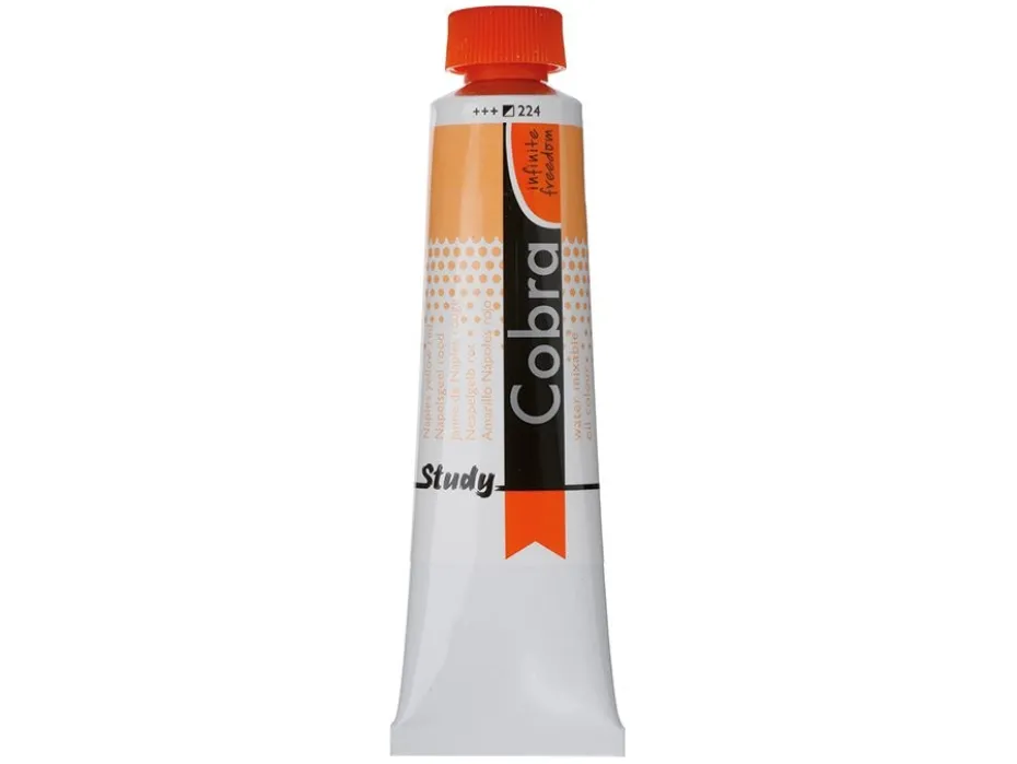 Cobra study 40ml – 224 Naples yellow red